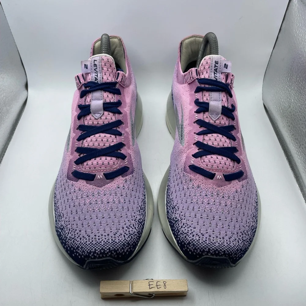 Brooks Women's Pink and Navy Athletic Running Shoes